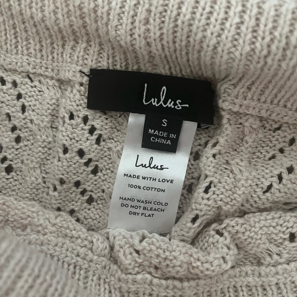 Lulu's Cream Knit Pants - Picture 4 of 4